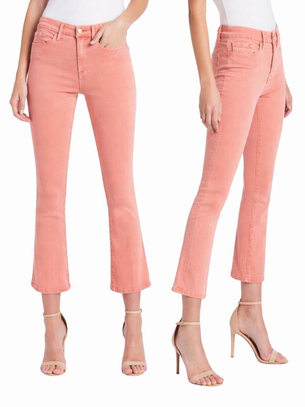 FRAME - Le Crop Mini Boot Jeans Peony Pink - Size 32​​
